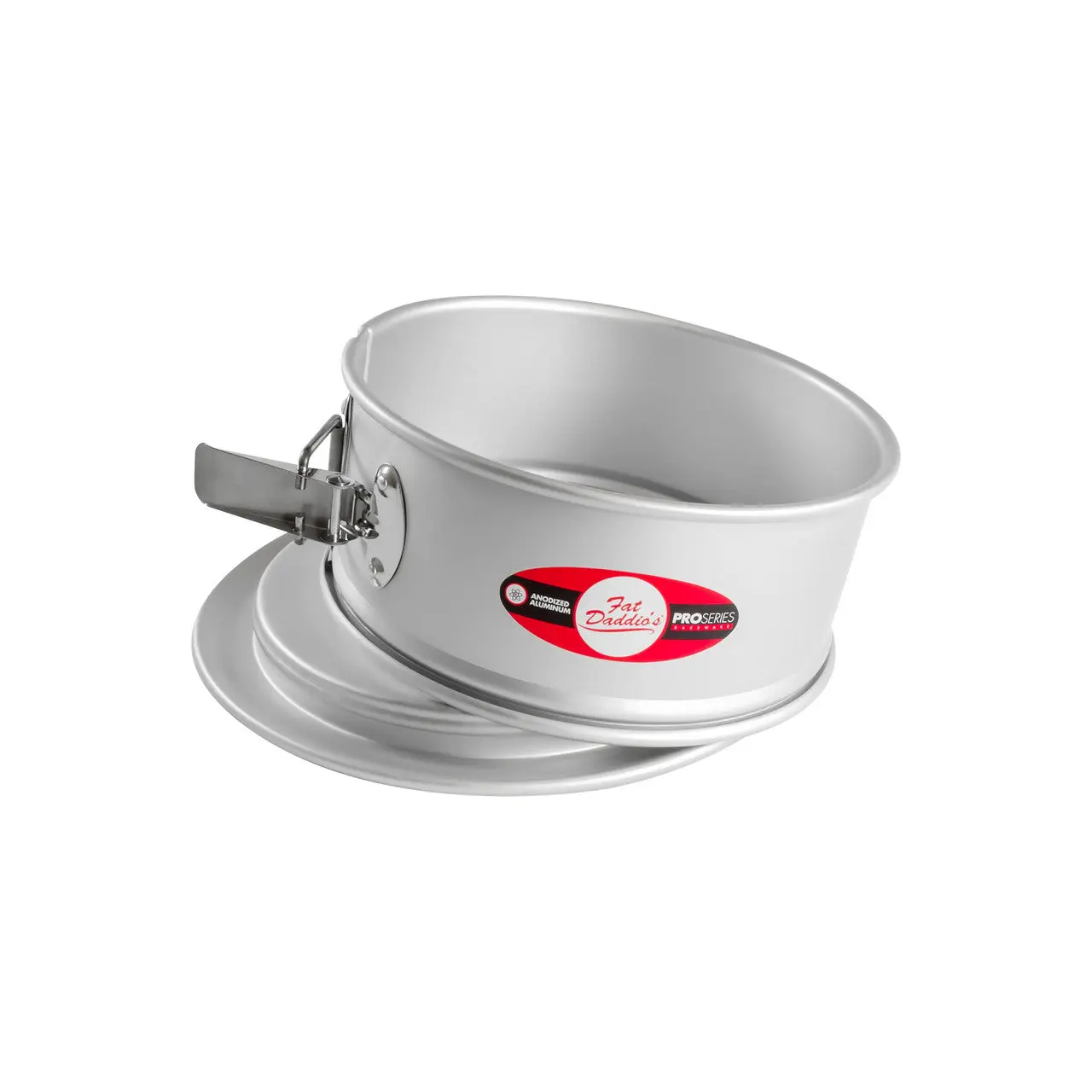 Fat Daddio's PSF-93 Anodized Aluminum Springform Pan, 9 x 3 Inch, Silver