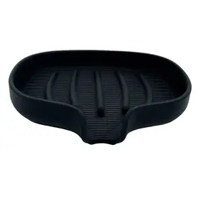 Nature-Inspired Self-Draining Soap Dish Quick-Dry Leaf Design for Bathroom & Kitchen Accessories Durable Long-Lasting Lightweight Farmhouse Style