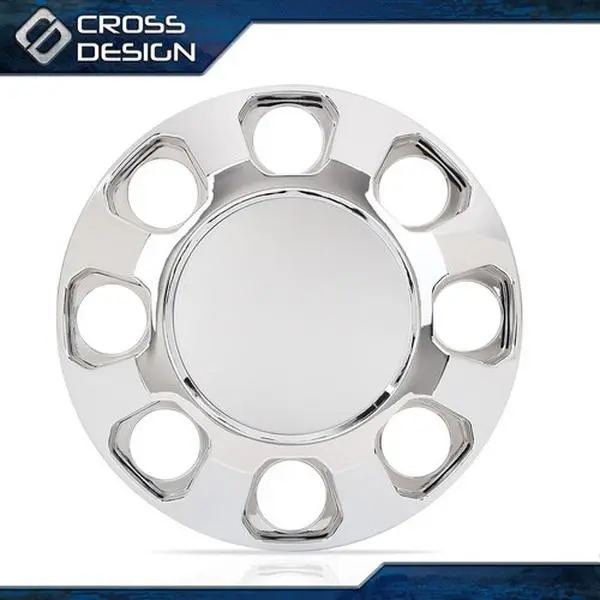 CROSSDESIGN Chrome Wheel Center Hub Cap - Auto Replacement Part 22909152 for 2015-2020 GMC Sierra 2500HD, 3500HD Truck