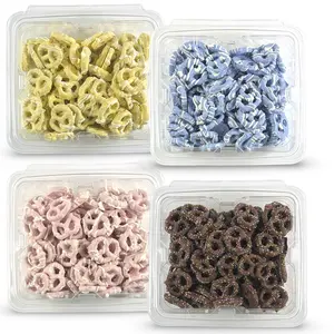 Carlotta’s Bakery Mini Coated Pretzel Bites, 1 lb Choose Flavor or Variety Pack (Milk Chocolate, Lemon, Blueberry, Strawberry)
