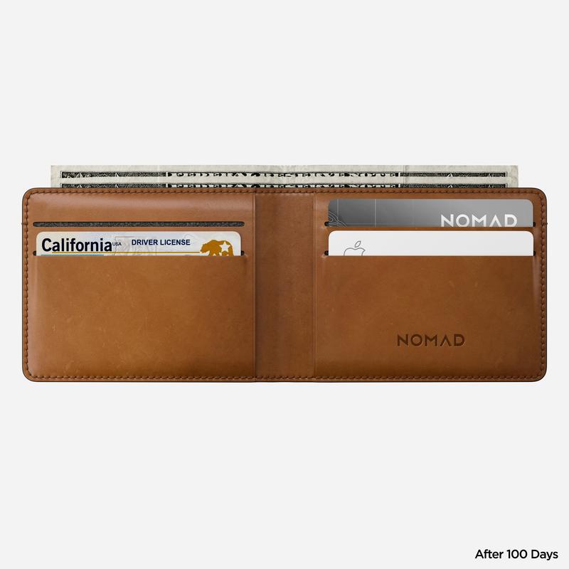 Bifold Wallet - English Tan | Nomad Leather
