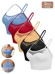 Women's Seamless Smooth Comfortable Cute Backless Lingerie Set, Breathable Hollow Out Design, Perfect Fit Women Underwear Sets