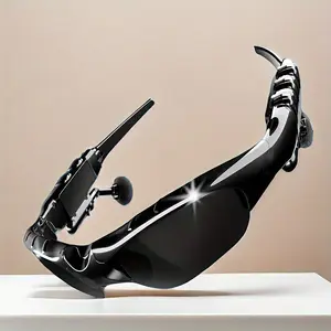 Multifunctional Wireless Glasses 2-in-1 Earphones, with Microphone Type-C Charging, 55mAh Rechargeable Polymer Battery, Suitable for Activities and Driving Glasses