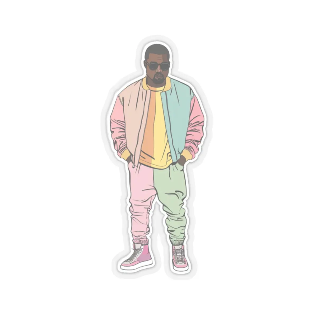 Kanye Ye Very Pastel Sticker