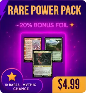 Rare Power Pack - 10 Guaranteed Magic: The Gathering Rares, Mythic Pull Potential, Near Mint Condition, $13 Value, Perfect for Commander & Competitive Players