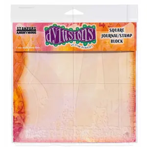 Dylusions Stampers Anonymous Square Stamp Block
