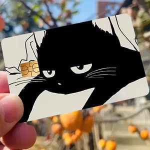 Cat Credit Card Sticker Used for EBT, Transportation, Keys, Credit Cards, Debit Cards, Card Skins, Protect Bank Cards, No Bubbles, High Quality, Suitable for Small Chip Cards