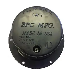 212 MAIN LaSalle Bristol 1.5 in. Diameter Black Sewer Vent Cap, Outside Pipe Lock, Weatherproof Sports Collectibles Accessory