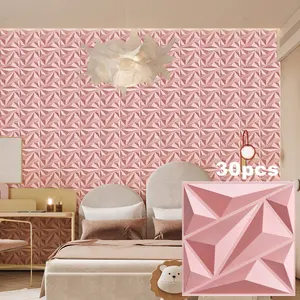 Aadesh PVC Wall Panels, Waterproof & Easy Clean, 11.8x11.8 Inches, 1mm Thick, Ideal for Living Rooms, Bedrooms, Hotels, Offices