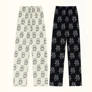 Cozy Flannel Plaid Pajama Pants for Family & Couples - Festive Dragon Print Sleepwear, Holiday Christmas Lounge Pants for Men & Women