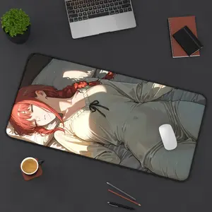 Makima Mouse Pad, Chainsaw Man Desk Mat Gift, Waifu Gaming Pad, Large Anime Mousepad For Gamer Setup, Kawaii Otaku Decor, Anime Girl Desk Accessory, Cool Manga Merch