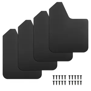 Universal Car Mud Flaps,For JEEP Grand Cherokee 11-22 4PCS Wide Rally Mud Flaps Splash Guard Mudguard Black