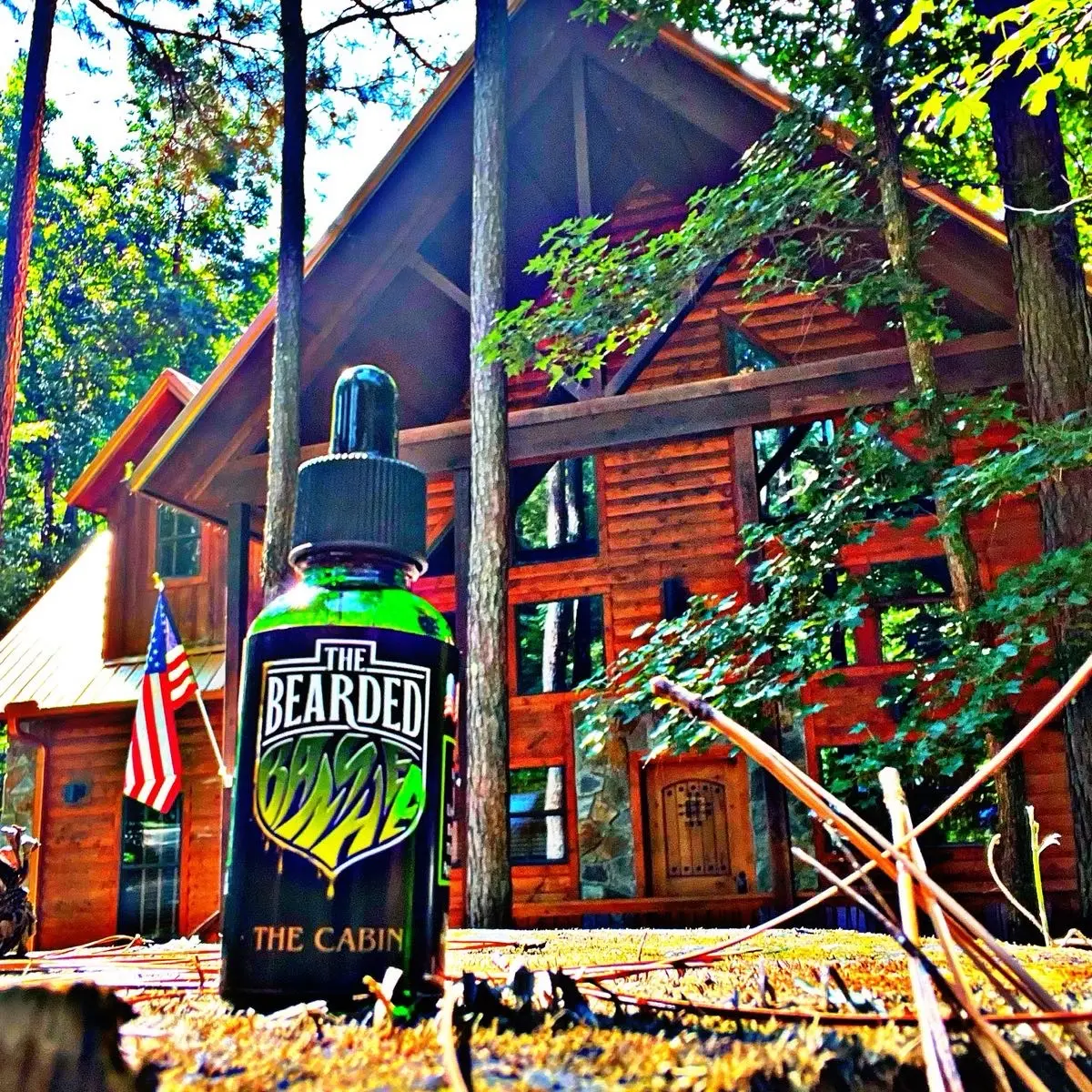 (The Cabin -Beard Wax) Scent Profile: Sweet Tobaco,Bay Rum, & Leather Premium & Organic Beard Growth Products for Men - Hair Care & Comfort by The Bearded Banshee - Balm, Moisturize