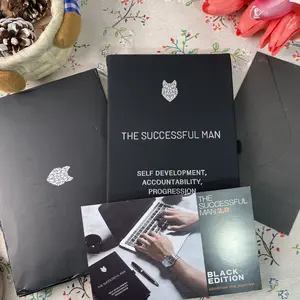 The Successful Man Journal for Self Development Accountability & Progress 2026 Daily Goal Setting Success Journal for Men Guided Productivity Planner Black Edition