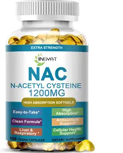 NAC Supplement N-Acetyl Cysteine | High Absorption NAC 1200mg Softgels for Liver & Kidney Detox, Immune Support & Antioxidants | Vegan Capsules | 2 Month Supply | Gluten Free | 120 Count