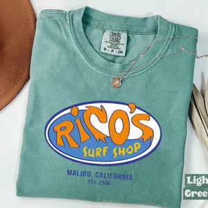 Comfort Colors Hannah Montana Shirt, Rico's Surf Shop Logo Tee, Disland Family Vacation Shirt, Magic Kingdom, Disworld Channel Shirt