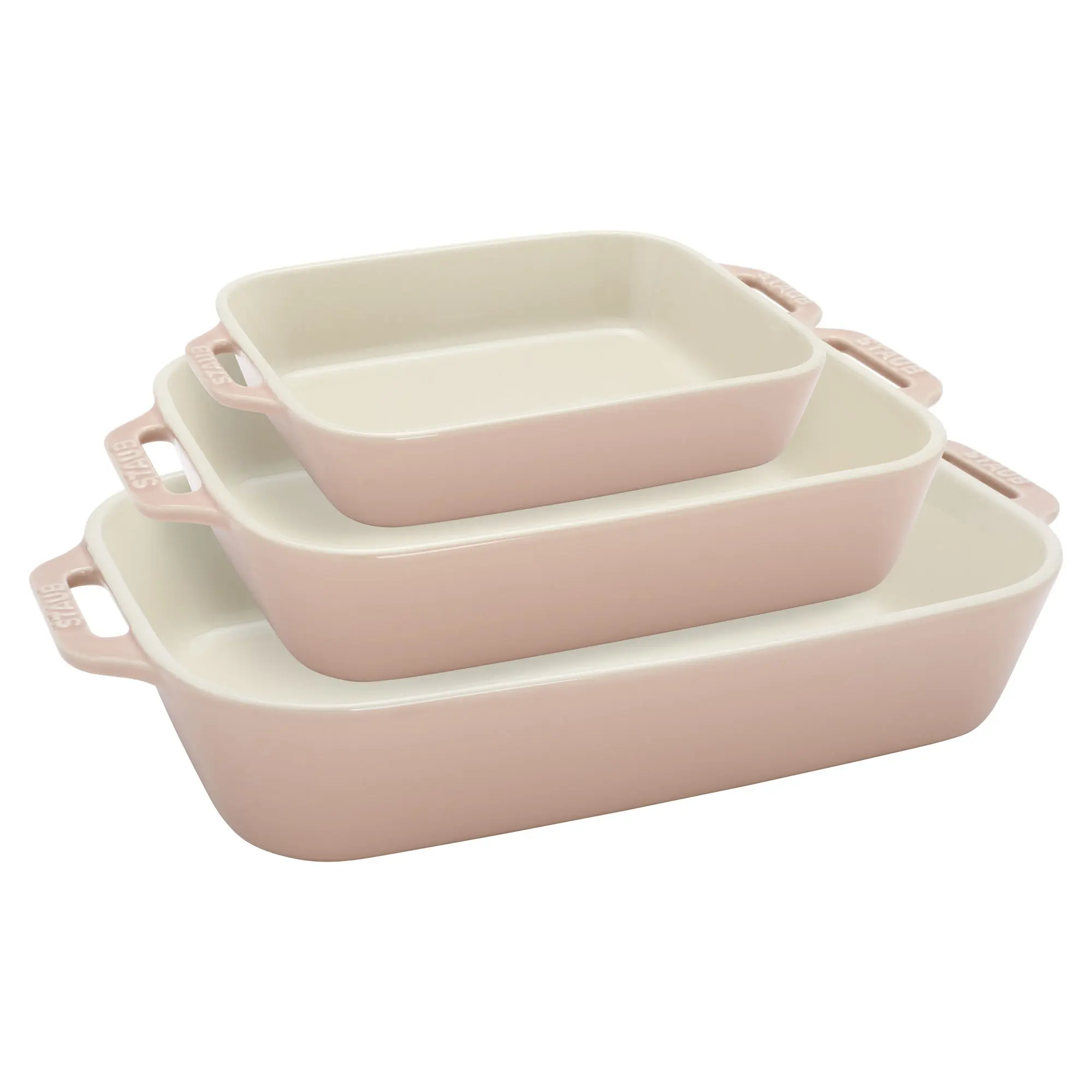 STAUB Oven-to-Table Baking Dishes, 3-pc Set, Ceramic