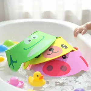 Waterproof Shower Cap Leak-Proof Design, Ear & Eye Protection, Comfortable Elastic Band, for Adults & Babies, Easy to Clean, Durable Non-Slip Silicone, Universal Adjustable Shower Cap for Hair & Face Protection.