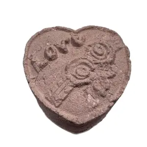 MISELANEA-Duvalin Clay Figure - Heart Shaped Duvalin Figure as Described-