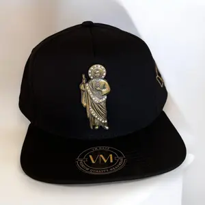 Saint Jude Hat Metallic Pin SnapBack - Fashion Accessory