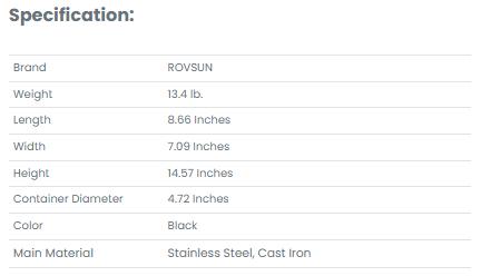 [TOP RATED - FLASH SALE] ROVSUN Manual Cast Iron Citrus Juicer Heavy Duty
