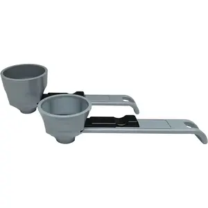 VERSION:  the  measuring  + funnel No spill preparation of , workout &  drinks,  formula & kcup refill Mess & Spill free - (Set of 1 & 2 Tablespoon)