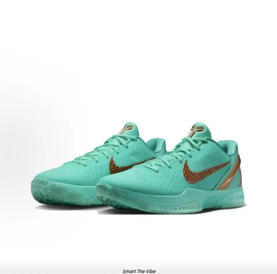 Tiffany Blue Mesh Bronze Contrast Performance Basketball Sneakers Breathable Lightweight Daily Court Sports Shoes For Men Women