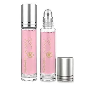 2Pcs Long Lasting Pheromone Perfume, Portable Roll-on Perfume Cologne Oil Fragrance for Women to Attract Men
