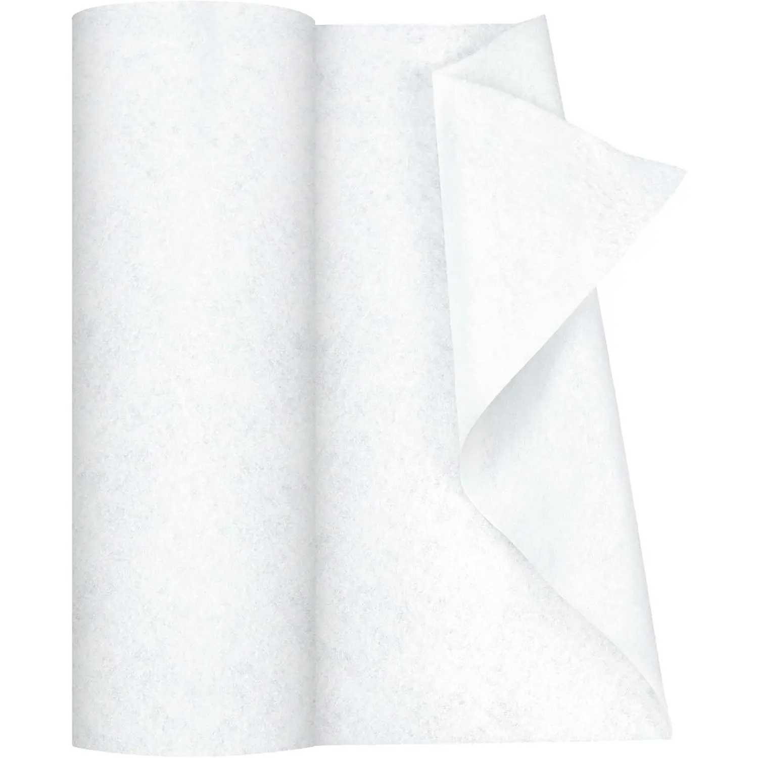 Iron-On Fusible Fleece Interfacing: 16.5 Inches x 10 Yards Medium Weight Single-Sided Loft Iron On Fusible Fleece White for Sewing Crafting and Home Decor