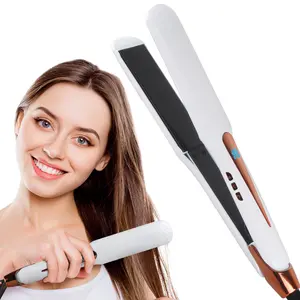 Professional Titanium Hair Straightener Ceramic Heating Hair Straightener for Home & Travel, Convenient Hair Curling Tool