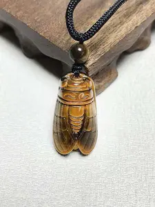 Cicada Design Pendant Necklace, Casual Vintage Jewelry for Party, Daily Decor for Men & Women, Trendy All-match & Exquisite Jewelry for Birthday Gift, Fall Outfits, Earthtone Fall Freshness, Daily Wear Necklace