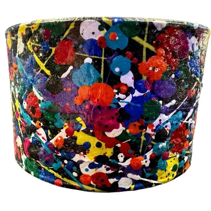 Hand-Painted 9” Adjustable Leather Bracelet For Men And Women by Dani Wilson