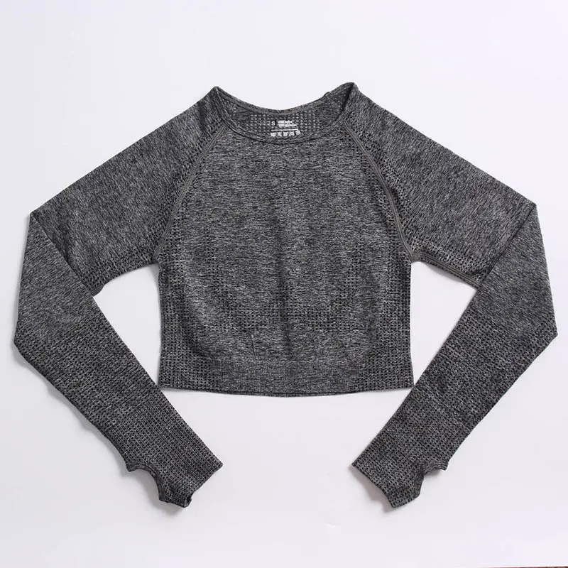 Dark gray long sleeved