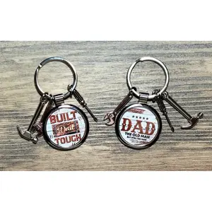 DAD Tool Keychain - Personalized Keyring for Men