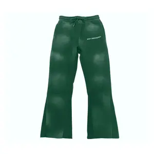Retrovert Flare Green Sweatpants