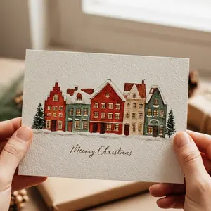 Merry Xmas Card Template Printable Xmas Card, Happy Holidays Cards, Family Xmas Cards, Canva Christmas Card, Cute Xmas Card, Printable Xmas