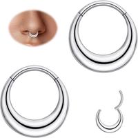 2pcs_16G 10mm Chunky_Silver