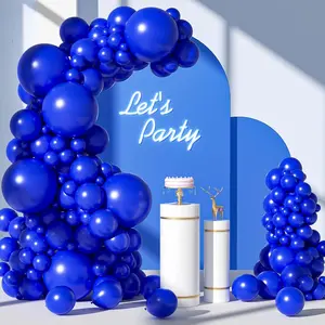 110pcs Royal Blue Balloon Garland Arch Kit, 18 12 10 5 inch Royal Blue Latex Balloons Different Sizes Pack for Birthday Graduation Baby Shower Baseball Nautical Wedding Party Decorations