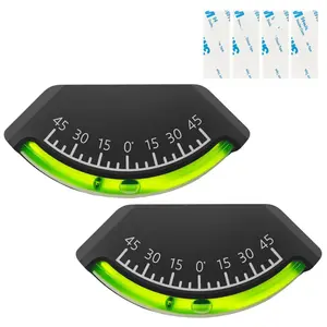 2-Pack Level Gauge for RV, Bubble, Trailer,  Inclinometer Gauge, Trailer Leveling, Alternative with Wide Angle Range (45)