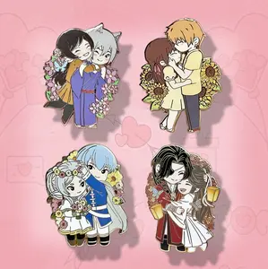 Anime charms :《Sawako , Kazehaya》，《 Heaven Official's Blessing 》，《Fruits Basket》 enamel pins