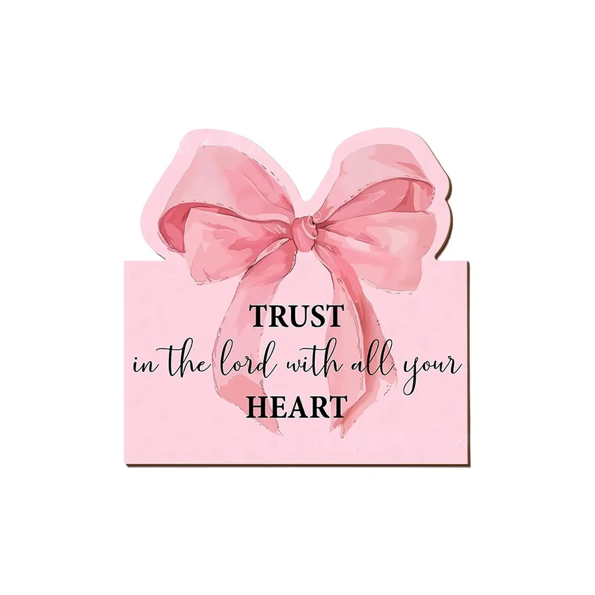 Valentine's Day Bow Door Hanging Decor, Creative Romantic Wooden Wall Decoration, Home Anniversary Wedding Fall Decor, New Year Gift