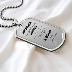 BROTHER AND SISTER DOG TAG | GIFT | BIRTHDAY | BEST FRIEND