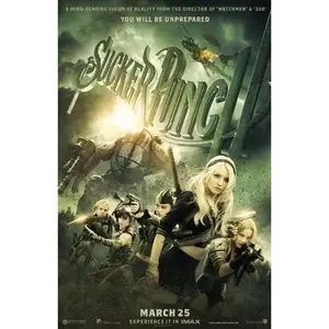 SUCKER PUNCH 11"x17" Original Promo Movie Poster - MINT Zack Snyder 2011