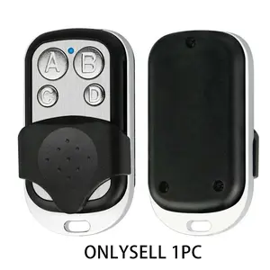 Universal garage door remote control operates at 433.92 MHz. It has a sturdy ABS casing and is easy to install. It is compatible with most garages and doors.