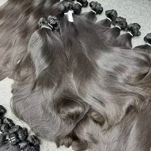 Raw Vietnamese Human Hair Bundles DEAL! - Natural Straight Hair Extensions for Styling 100% Unprocessed Premium Quality Silky Texture