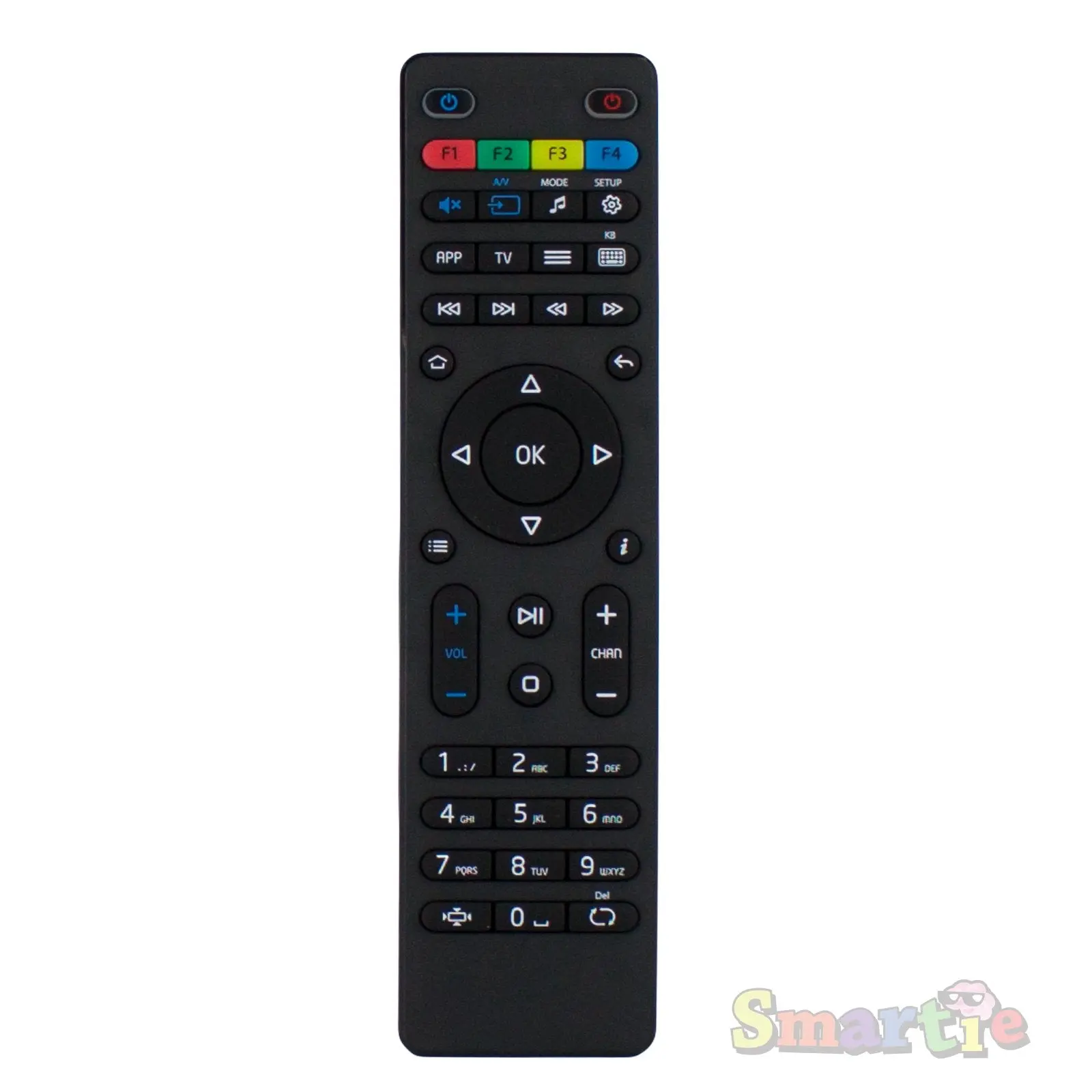 SGElectronix Replacement Remote Control for Infomir MAG 254/255, MAG Series Linux System OTT IPTV Streaming Media Set-Top Boxes, Black Multipurpose Electronics Accessory, Accessories