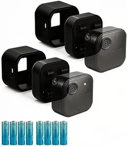 E EGOWAY Battery Extension Pack for Blink Outdoor 4-4X 2K+ 6000mAh 2X Extended Runtime Batteries Waterproof Silicone Cover 2 Pack