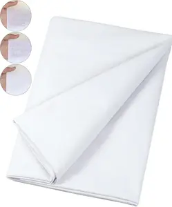 Woven Cotton Iron-On Fusible Interfacing 44 inch X 2 Yards White Heavy Weight 100% Cotton Single-Sided for Blouses Dress Shirts Collars DIY Crafts