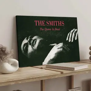 The Smiths The Queen Is Dead Classic Album Poster, Wooden Framed Canvas, Room Bedroom Poster, Living Room, Home Decoration, Modern Art Decoration, Ornaments