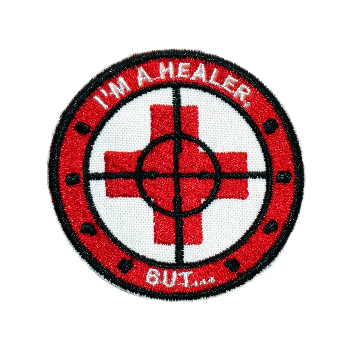 I'm a Healer but...  Iron-on Embroidered Patch